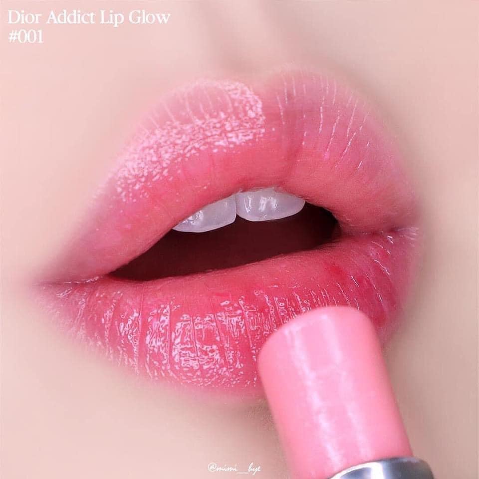 Try on  Dior Addict Lip Glow Color Reviver Lip Balm 001 Pink  YouTube